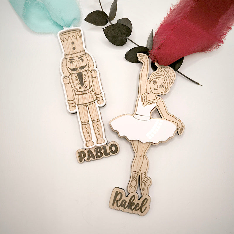 Colgador "Cascanueces y Bailarina"