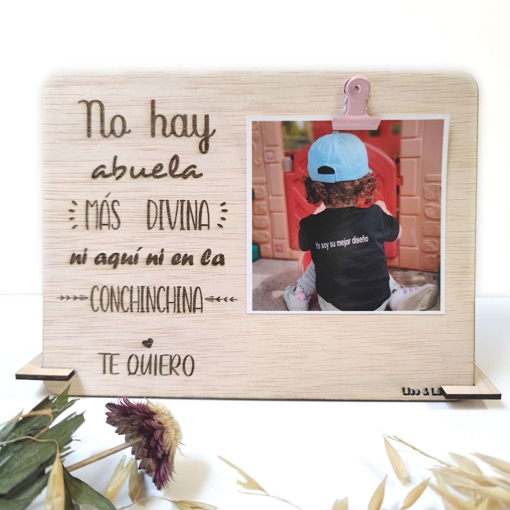 Cuadro frase y foto