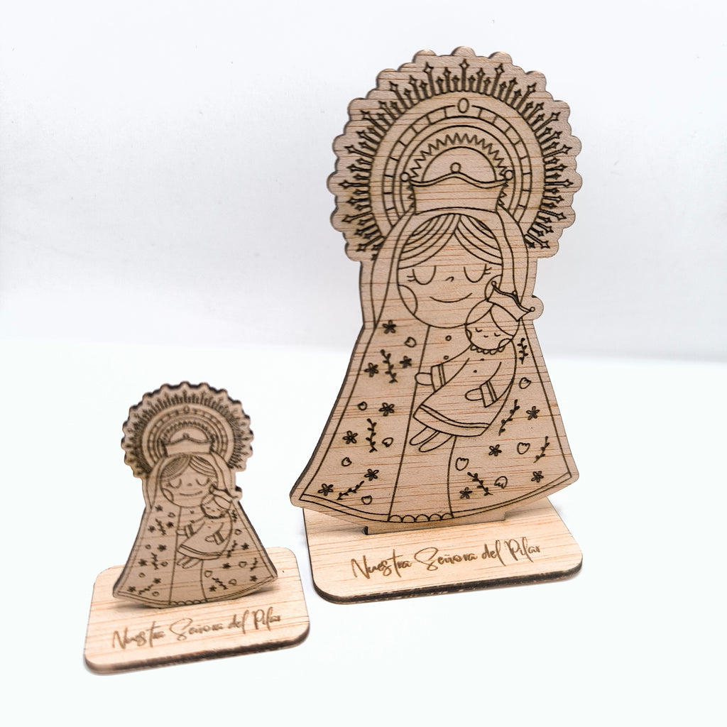 Figura Virgen del Pilar 7 cm