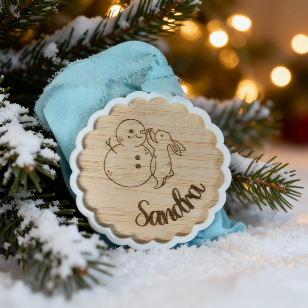 Bola de Navidad "muñeco de nieve"