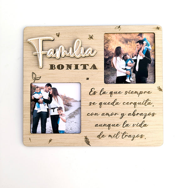 Marco de Fotos Personalizado "Familia Bonita"