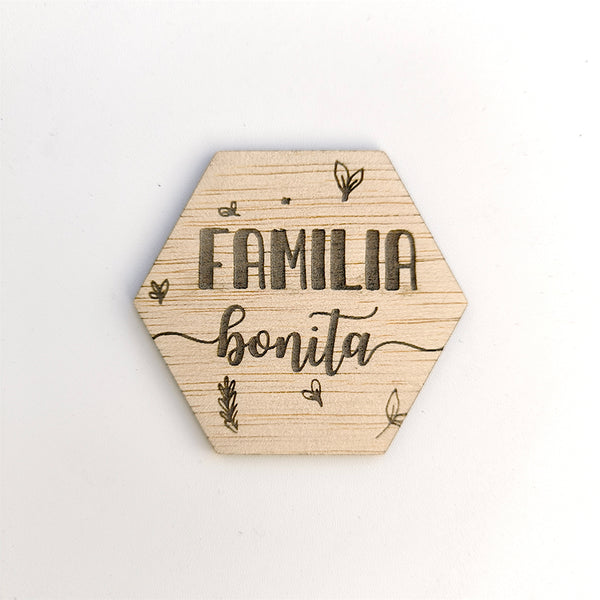 Imán Hexagonal "Familia Bonita"